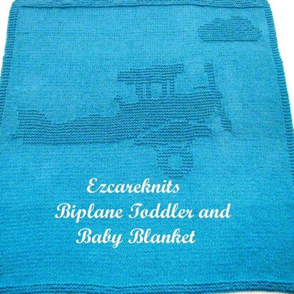 Biplane Toddler & Baby Blanket
