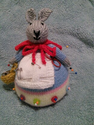 Rowena rabbit pincushion