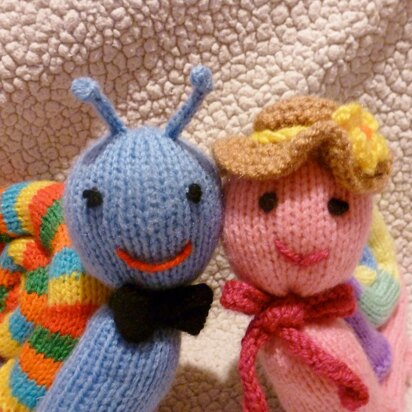 Sally Slowly & Trevor Trailmaker the Snails - knitting pattern