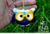 222 Little Owl Keychain