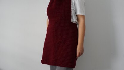 Kitchen apron crochet pattern