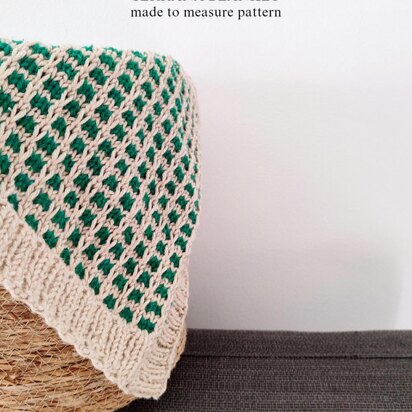 Serrana Blanket | made to measure - knitting pattern