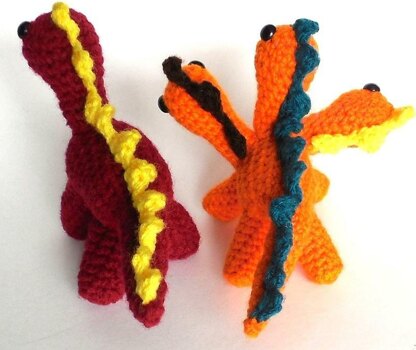 Mini Hydra/Dragon/Dino Amigurumi/Plush Toy