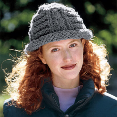 Cozy Cap in Lion Brand Wool-Ease Thick & Quick - 1202