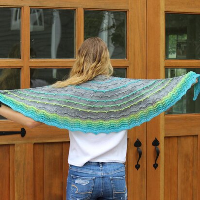 Ombre Shawl - knitting pattern