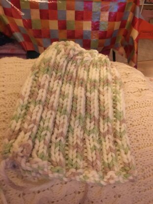 Mistake Rib Stitch Hat in Plymouth Yarn Baby Alpaca Grande Hand Dye - F586 - Downloadable PDF