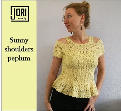 Sunny Shoulders Peplum