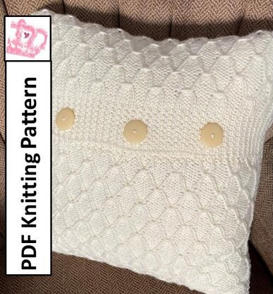 Smocked pillow cover