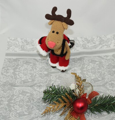 Santa Deer Amigurumi