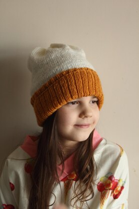 Two Color Slouchy Beanie