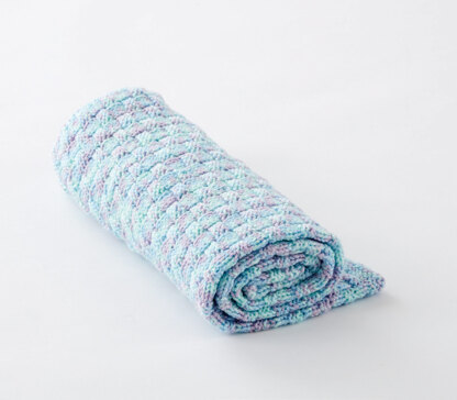 Gift of Love Knit Baby Blanket in Caron Jumbo - Downloadable PDF
