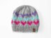 Colorful Hearts Beanie Hat Baby Children Women Men Toque Valentine's Day