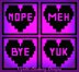 Valentine Candy Hearts mosaic square & Bonus Chart