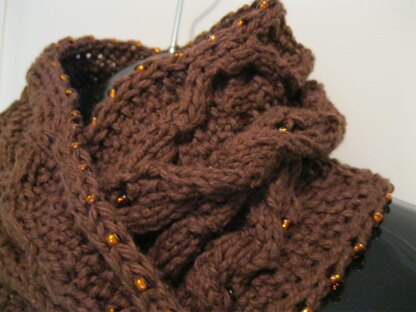 Black Willow Cowl and Scarf