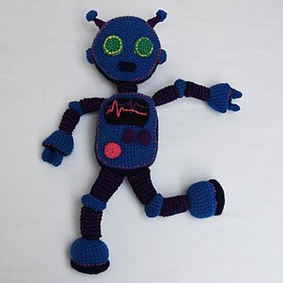Blue Robot Amigurumi