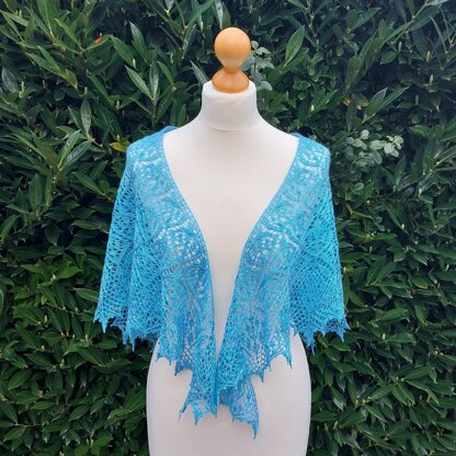 Wildflowers shawl