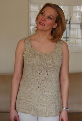 Flared Tank Top to Knit