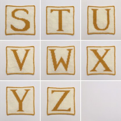 Alphabet Cushion