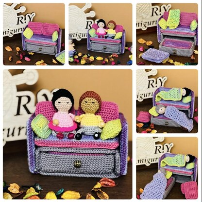 Amigurumi Sofa Bed