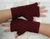 Verso/recto fingerless gloves