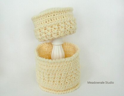 Chunky Hat and Infinity Cowl Scarf Girls Ladies