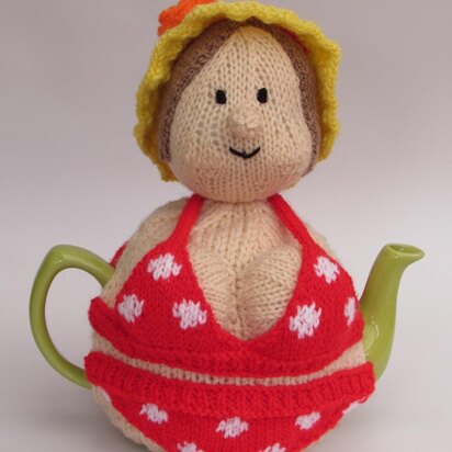 Bikini Beach Babe Tea Cosy Knitting Pattern