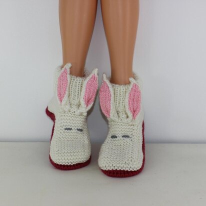 Alice's Rabbit Boots - knitting pattern