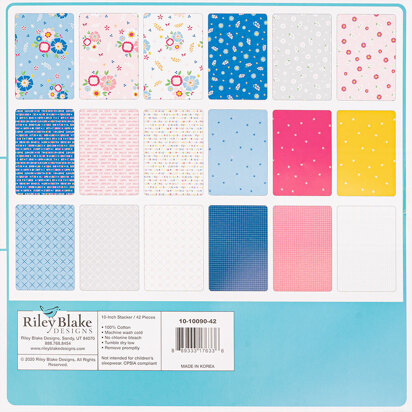 Riley Blake Pure Delight 10" Squares - 10-10090-42 - Multi