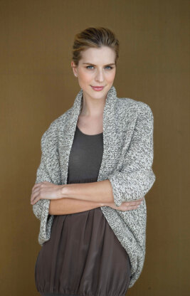 Speckled Shrug in Lion Brand Fishermen's Wool - 90690AD