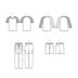 Simplicity Boys' Knit Top and Woven Pants and Shorts S9561 - Paper Pattern, Size A (8-10-12-14-16)