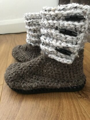 Comfy Crochet Boots