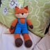 Vintage Style Toby the Fox Knitting Pattern