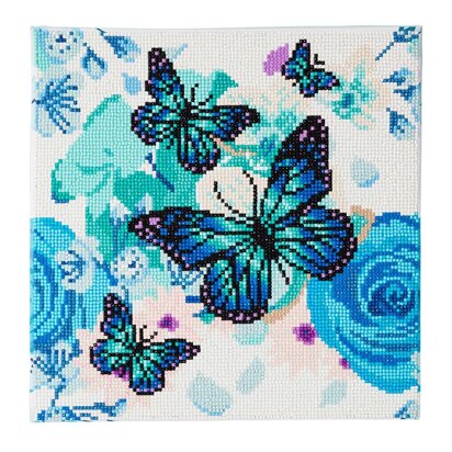 Crystal Art Orchids & Butterflies, 30x30cm Diamond Painting Kit