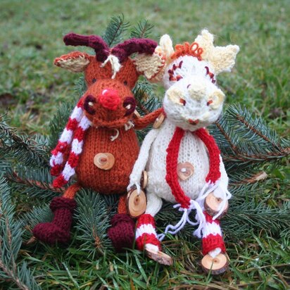 Rentier, Strickanleitung - knitting pattern