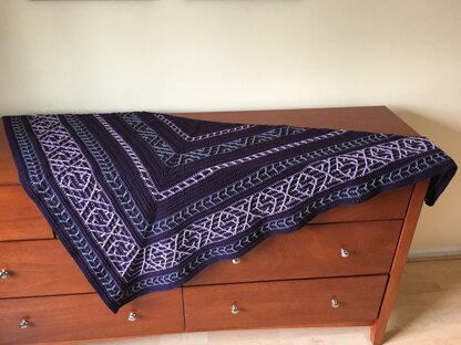 Purple Propinquity Shawl