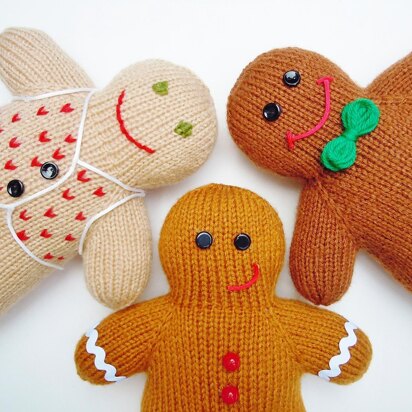 Gingerbread Boy - knitting pattern