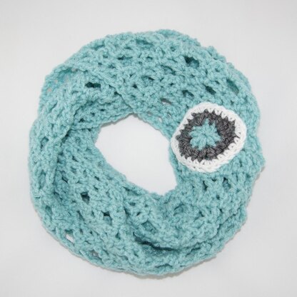 Diamond Lace Infinity Scarf for Girls and Ladies