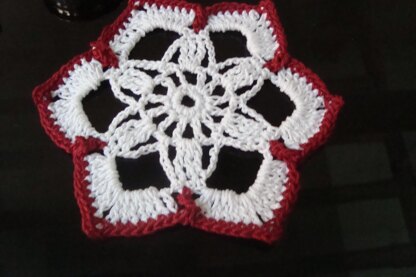 Snowflake Doily and Coaster