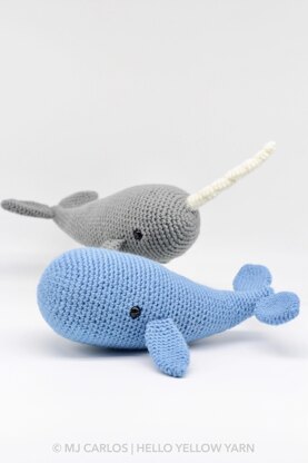 Baby Whale / Narwhal Knitting Machine Tutorial 