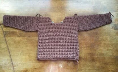 Good Boys Alpine Stitch Crochet Sweater