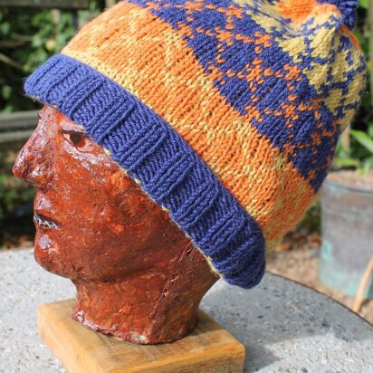 Unisex Fair Isle Hat - knitting pattern