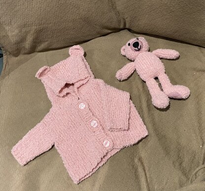 Bear and Baby-hoodie Combo