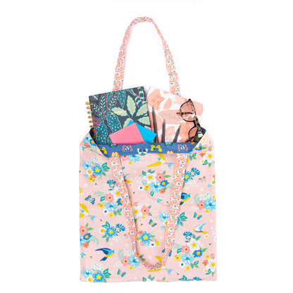 LoveCrafts Spring Garden Tote Bag -  Downloadable PDF