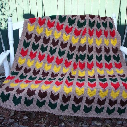 Chevron Classic Afghan