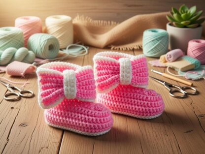 Crochet Baby Booties Pattern | Easy Converse Style Shoes PDF + Video Tutorial | Handmade Newborn Gift