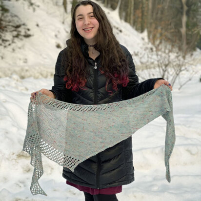 Wonderland Yarns Wicked Practical Shawl PDF