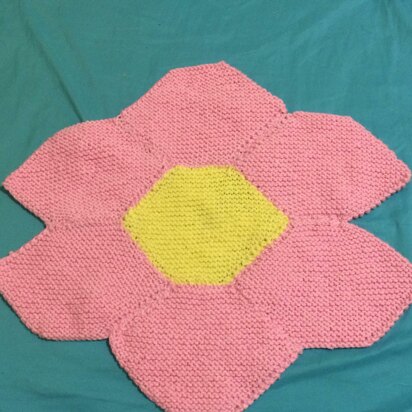 Beautiful Patchwork Flower Lovey Baby Blanket Pattern