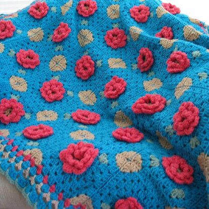 Apache Rose Afghan