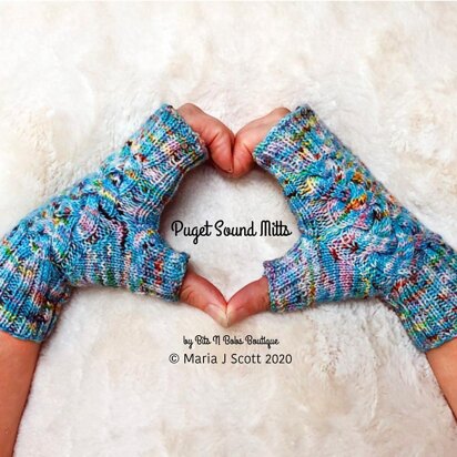 Puget Sound Fingerless Mitts