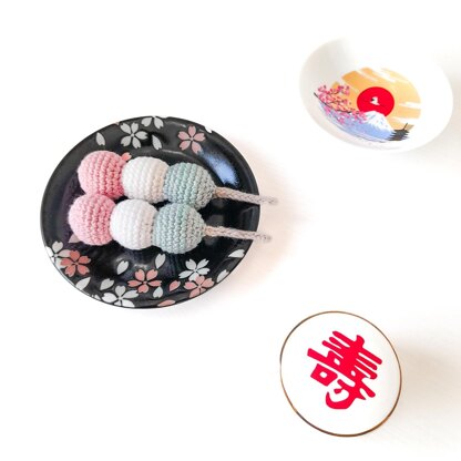 My Crochet Kitchen: Dango